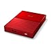 WD 2TB Red My Passport Portable External Hard Drive - USB 3.0 - WDBYFT0020BRD-WESN