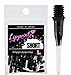 LSTYLE Short Lippoint Dart Tips – 2-Tone Black | 2BA Soft Tip Points – 1 Pack (30 Tips)