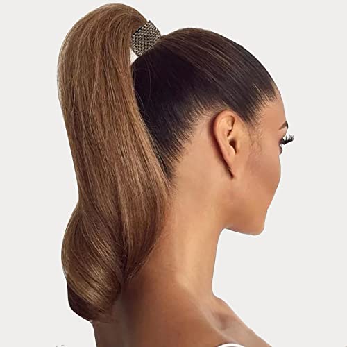 Boobeen 2 Pcs Rhinestone Hair Clip - Ponytail Buckle Hair Clip Nonslip Metal High Ponytail Claw Clip, Strong Hold For Thick Hair - Fashion Accessories For Women And Girls #TOP4