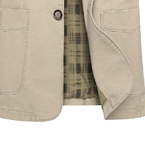 Chaqueta de mezclilla para hombre, casual y ajustada miniatura 5