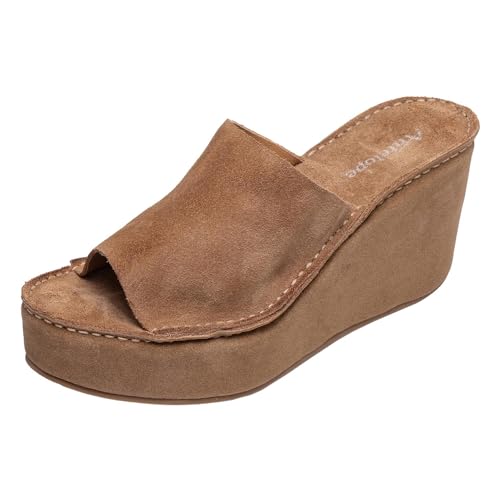 Antelope Women's Wesley Suede Wedge Sandals