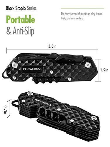 FantastiCAR-15-in-1-Multi-Tool-EDC-Folding-Pocket-Knife-with-Premium-Gift-Box-for-Camping-Fishing-Hunting-Survival-Outdoor-Black