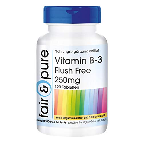 Vitamina B3 250mg Flush Free - Vegan - 120 Compresse
