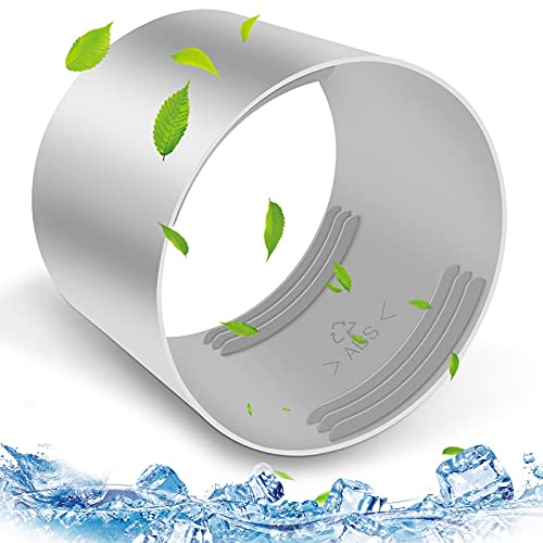 Acoplador de Manguera de Escape Portátil, 130/150mm Adaptador de Manguera de Roscas Acoplador de Extensión de Manguera de Aire Acondicionado (5.1''(130mm)) Cover
