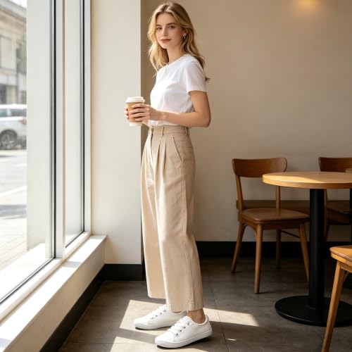 Image of Womens Slip On Shoes, Canvas Low Top Sneakers, Casual Classic Flat Shoes