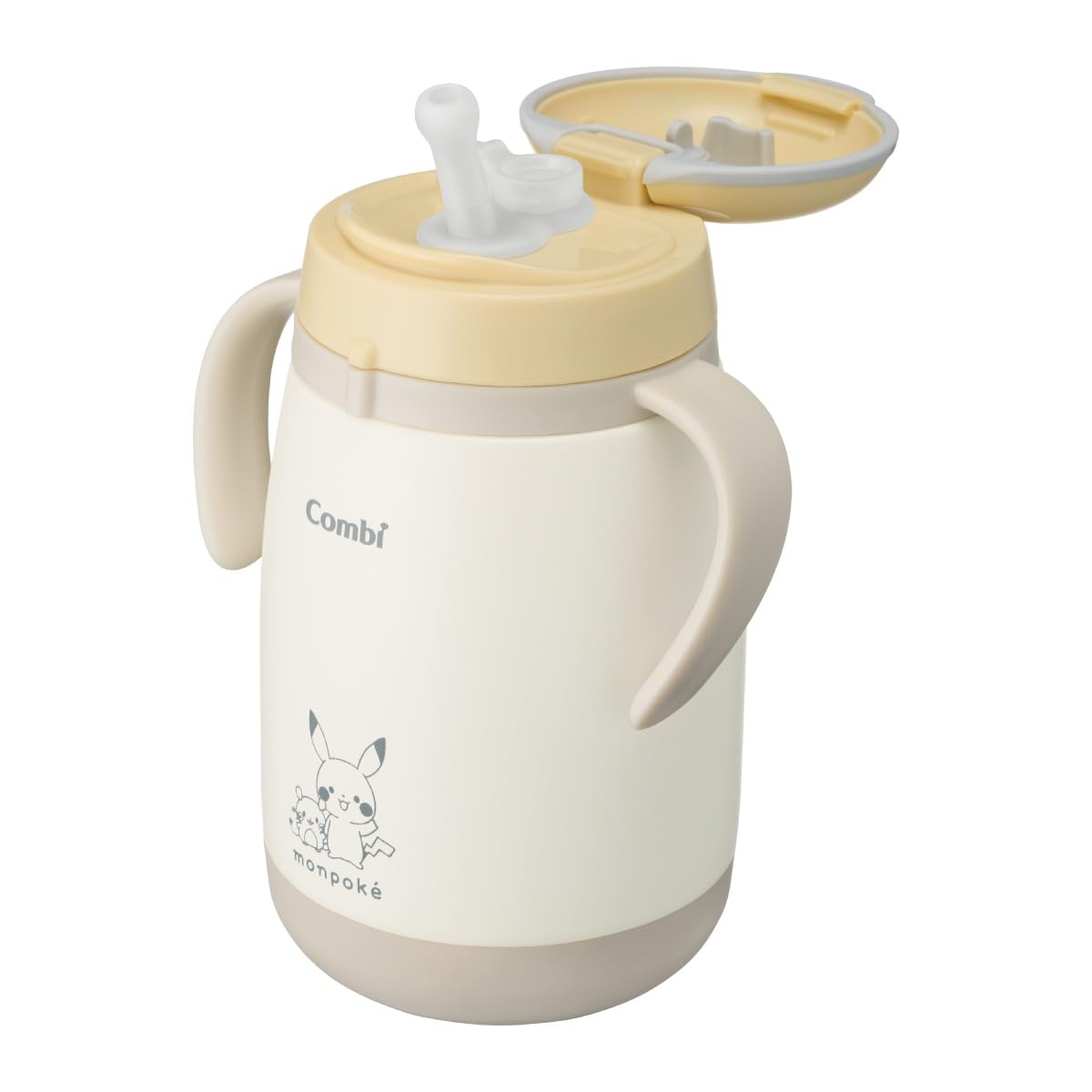 Amazon.co.jp: コンビ ラクマグ ステンレス 漏れないストロー large