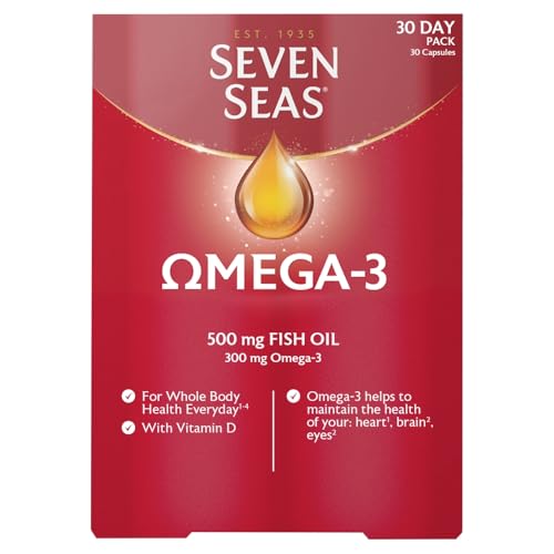Seven Seas Omega-3 Fish Oil with Vitamin D 30 Capsules