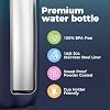 Botellas de Agua Aisladas 25 oz Paquete de 2, Termo de Acero Inoxidable de Doble Pared con Vacío, Mantiene Bebidas Frías 24H y Calientes 12H, a Prueba de Fugas, BPA Free, Color Mix-2 miniatura 5