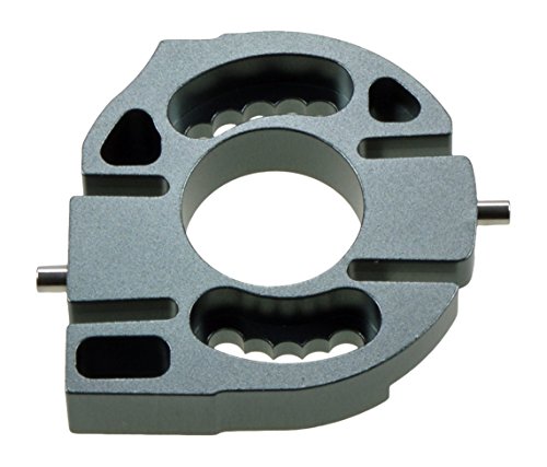 Preisvergleich Produktbild TAMIYA 54665 - CC-01 Alu Motorhalterung Gun Metal eloxiert