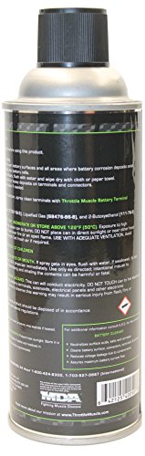 Throttle Muscle TM2282-C - Battery Cleaner with Acid Indicator 10 Oz Case of 12