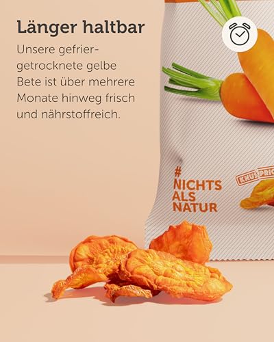 BUAH® Gemüsechips Mix - Karotten, Gelbe & Rote Beete Chips, 100% Natürlich, Ohne Fett, 6x Snack Beutel