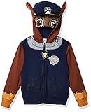 Nickelodeon Boys' Little Chase Costume Zip-up Hoodie, Navy, 7