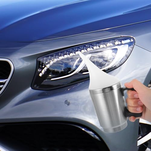 NIYANGLE Kit De RestauracióN De Pulir Faros De Coche con Taza Atomizadora Y Herramienta De PelíCula De Tinte para Polimero Liquido RenovacióN AutomáTica Y ReparacióN RáPida De Lentes De Faros - imagen 7