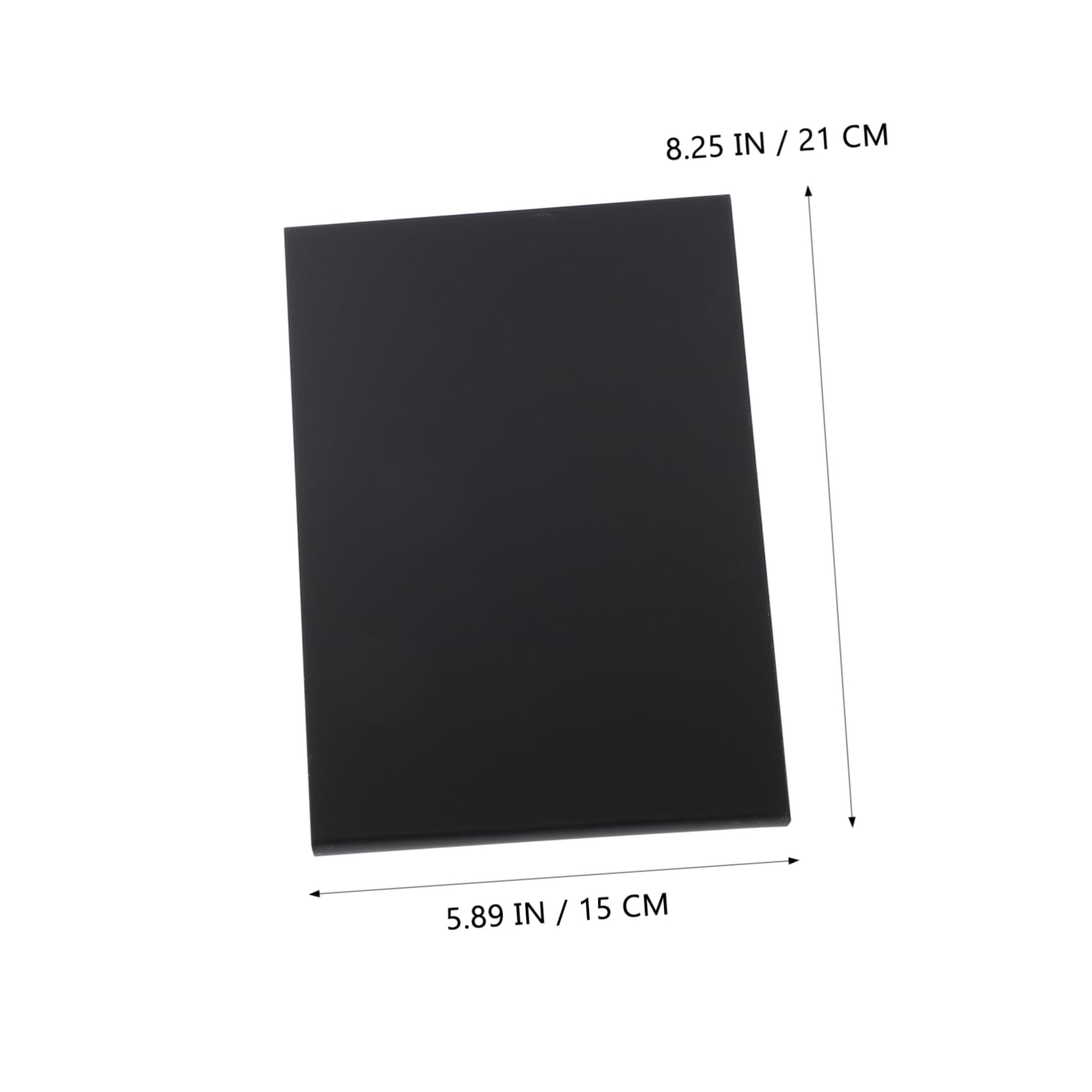 ERINGOGO Mini Acrylic Blackboard Chalkboard Signs for Party Bar Restaurant Decor (Black)