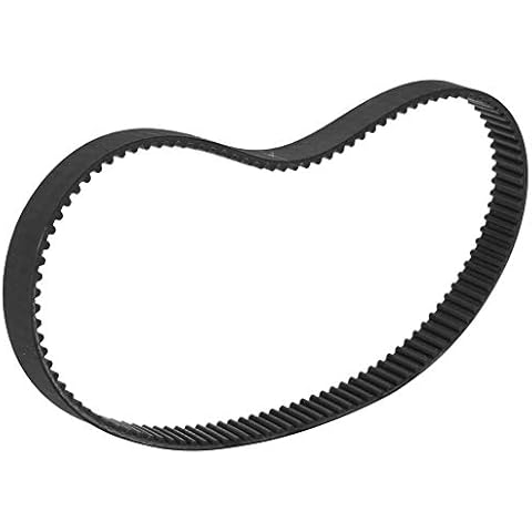 MAGT Scooter-Zahnriemen, Gummi-Elektroroller Antriebsriemen-Ersatzzubehör 15 mm Breite 5M-565 Cover