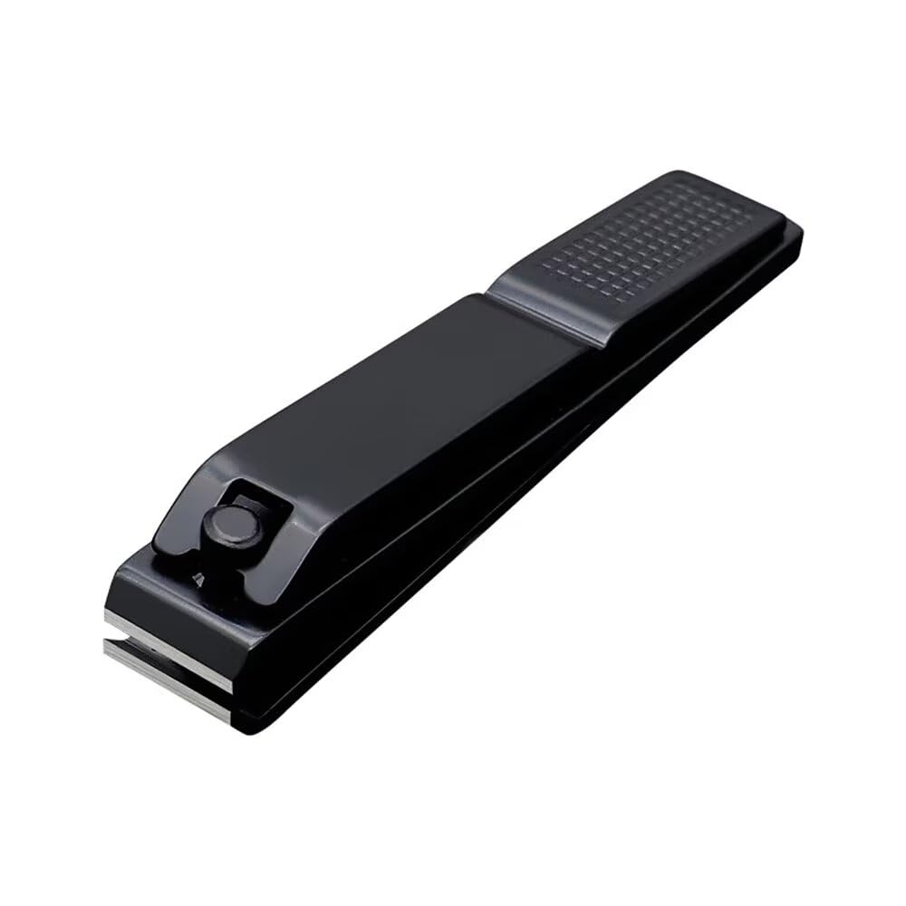 Precision-Ground Nail Clippers 1 Large Premium Black Stainless Steel