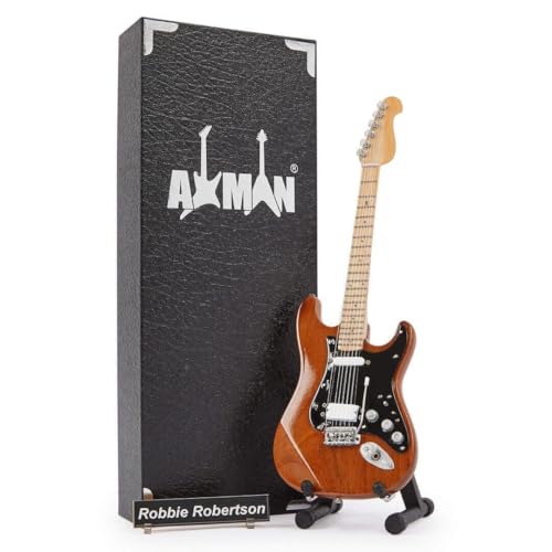 Guitare miniature Robbie Robertson : l'ornement idéal pour les fans de The Band