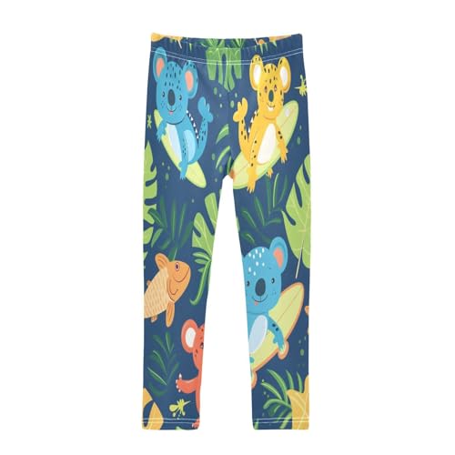 Toddler Girls Leggings Printed Yoga Pants Leggings Koala Fish for Kids