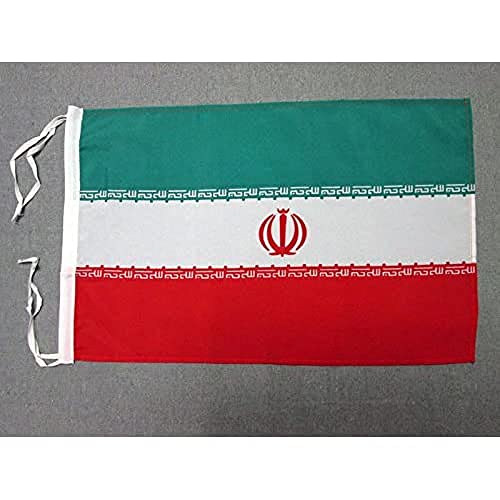 AZ FLAG - Flagge Iran - 45x30 cm Mit Kordel - Iranische Fahne 30 x 45 Cm - Flaggen