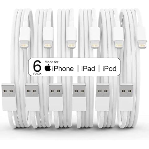 ZNBTCY 6er Pack iPhone Ladekabel Cover