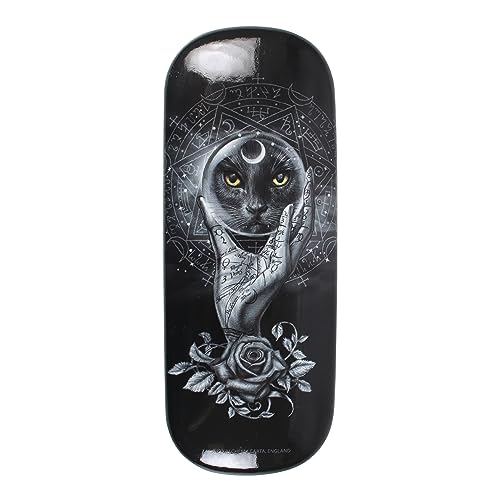 Alchemy Gothic Grimalkin's Glass Glasses Case: Hard Shell Eyewear Protection with Mystical...