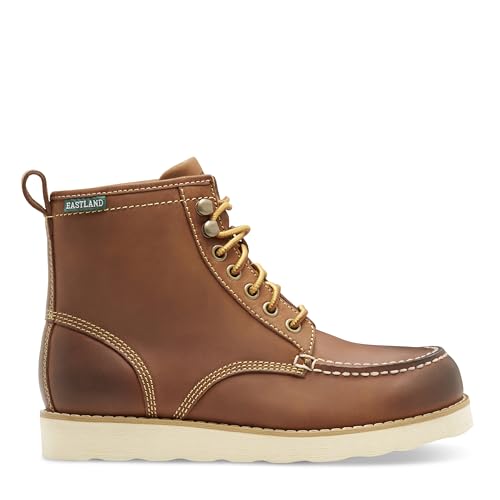 Eastland Women's Lumber UP Ankle Boot, Peanut, 7