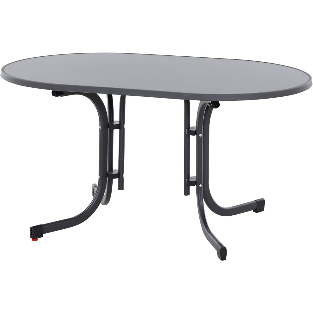 Siena Garden Gartentisch Paco (1-St) 90x140x71 cm, Stahl / Melamin, matt-anthrazit