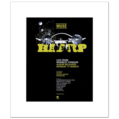 Amazon.co.jp: MUSE - Haarp Mini Poster - 30x24.2cm : ホーム＆キッチン