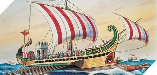 Roman Warship 船の模型 Amazon.com: Academy B.C. 50 Roman Warship : Arts, Crafts