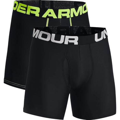 Boxer Under Armour Tech 6in anti-irritation et anti-transpiration
