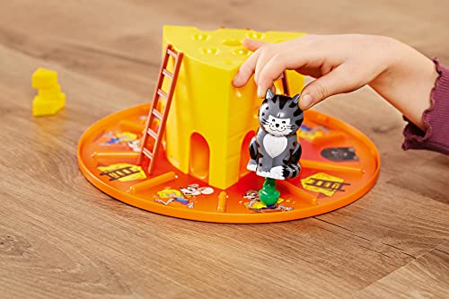 Ravensburger – Miam Miaou - La Course aux fromages - Premier Jeu de société Enfants - Jeu de Parcours Fun évolutif coopératif - 2 à 4 Joueurs dès 3 Ans - Mixte - 20818 - Version française