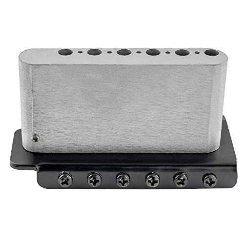 Image of Wilkinson WOV01 52.5mm(2-1 /16 inch) Vintage Tremolo Bridge 6-Screw Squier /Mexico Fender Strat Electric Guitar (Black)