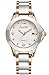 Produktbild Damen Mode Weiß Analog Quarz SUNKTA Uhren Edelstahl Wasserdicht Uhr mit Keramik Band Datumsfenster Damen Geschäft Beiläufig Armbanduhr