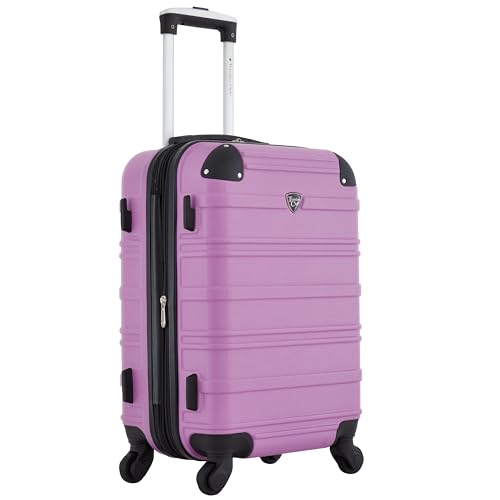 Image of Travelers Club Phoenix Luggage, Mulberry, 22-Inch Carry-On