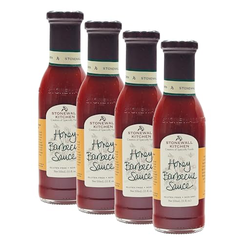 Stonewall Kitchen Honey Barbecue Sauce, 11 Ounces (Pack of 4)