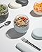 W&P Porter Seal Tight Glass Lunch Bowl Container w/ Lid | Slate 24 Ounces | Leak & Spill Proof, Soup & Stew Food Storage, Meal Prep, Airtight, Microwave and Dishwasher Safe, BPA-Free Glass