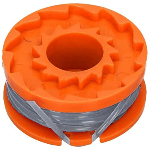 SPARES2GO 2.5m Line & Spool Compatible with Titan TT1549GTM Strimmer Trimmer (Pack of 2) - Image 2