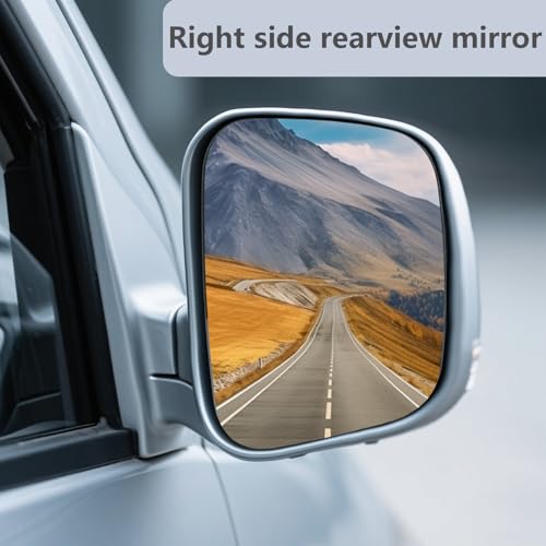 Suysion Spiegelglas Links Beheizbar Ersatz für VW T5 2003-2009 & Caddy 2004-2015, Asphärisch Außenspiegel Glas Rückspiegelglas Konvex Spiegel Fahrerseite Auto Ersatzspiegel