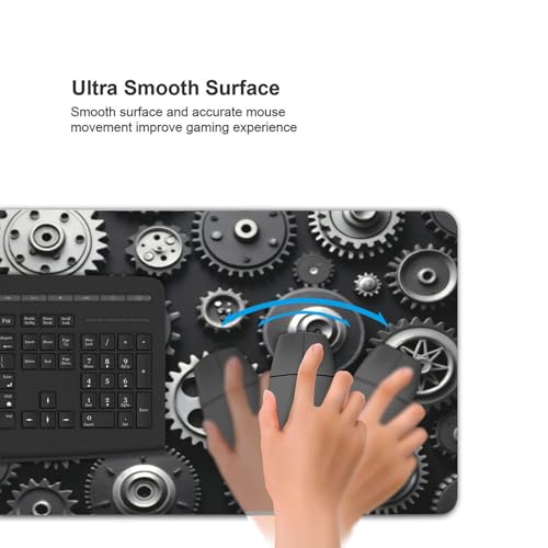 Tapis de bureau pour clavier de PC anti-glisse protégeant la surface de travail