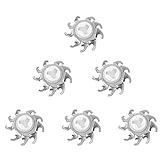 TorSor 6 Pack Electric Shaver Blade Heads Replacement for Flyco Shavers FS302US FS370US FS306US FS807 FS808 FS809 FS863 FS867 FS868 FS869 Rotary Razor Head Shaving Blades Spare Parts Trimmer
