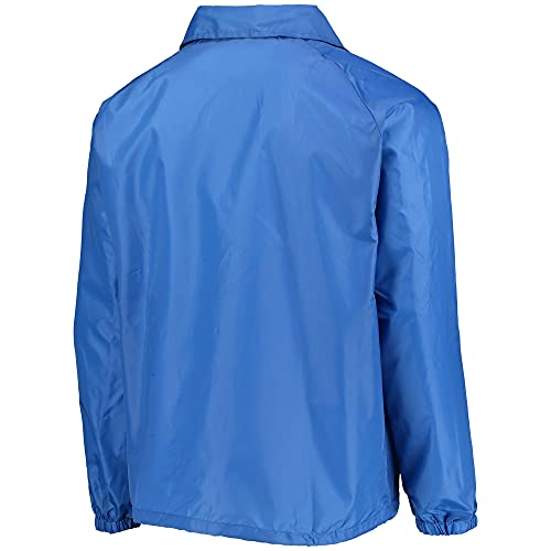 Image of Men's Royal Buffalo Bills Coaches Classic Raglan Full-Snap Windbreaker Jacket