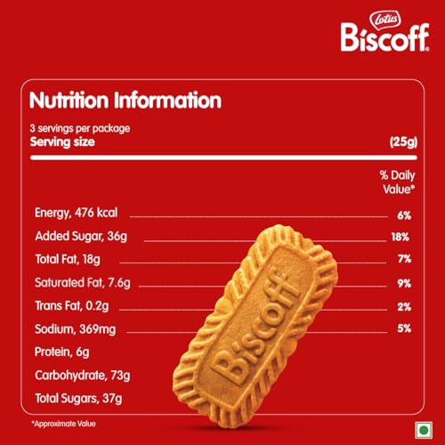 Image of Lotus Biscoff Original Caramelized Cookie, 75 g