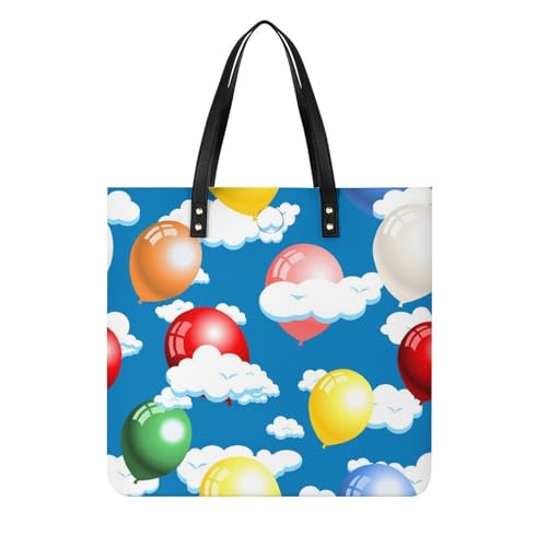 Tote bag ballons colorés le sac en toile idéal pour le voyage