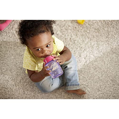 Image of AVENT Philips Silicone Classic Soft Spout Cup | 260ml | Pink /Purple | 9m+ | SCF553 /03