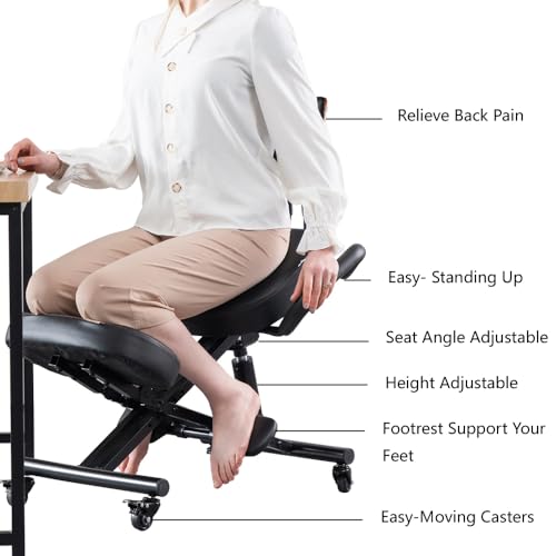 Sitseatsee SSS-1457-MA Kneeling Chair With Back Support Ergonomic thumb #2
