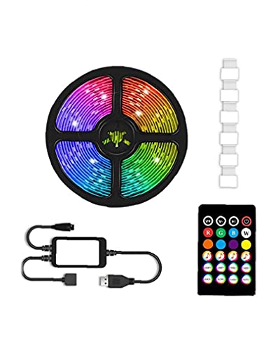 TV LED-achtergrondverlichting, draadloze tv LED-stripverlichting voor tv met Bluetooth 60 LED's Romote Control RGB… - Image 5