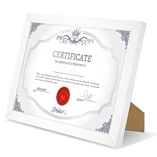 Nacial Picture Frames 8.5X11 Inch Set Of 4, Photo Frame Display 8.5X11 Photo Without Mat, Diploma Frame Certificate Document Frame For Wall Or Tabletop #TOP1