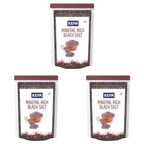 Image of Keya Exotic Mineral Rich Black Salt 1kg (Pack of 3)