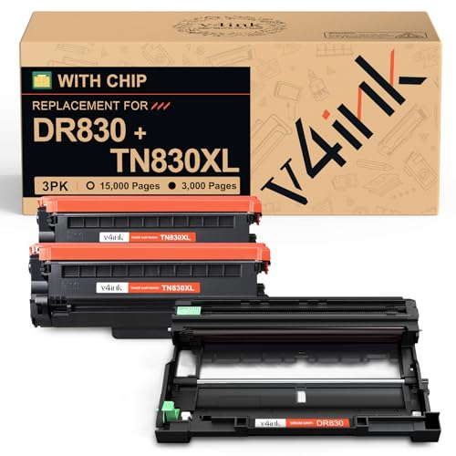 Toner TN830XL DR830 v4ink pour réussir toutes les impressions de vos projets à la maison