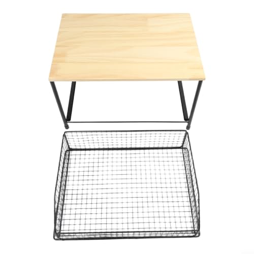 Chariot de support pour micro-ondes mobile à panier suspendu gain de place - 7